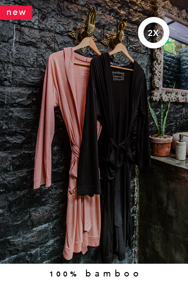 2x 100% bamboo kimono (made-to-order in Bali + natural dye) 15% OFF