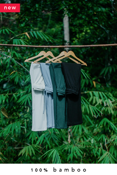 100% bamboo kimono + lounge pants combo (made-to-order in Bali + natural dye) 15% OFF