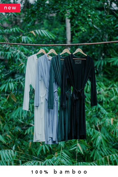 100% bamboo kimono + lounge pants combo (made-to-order in Bali + natural dye) 15% OFF